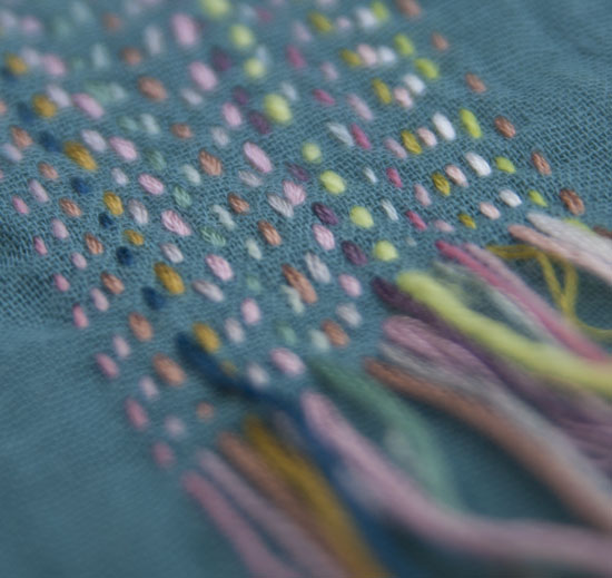 Broderi, embroidery, forsting
