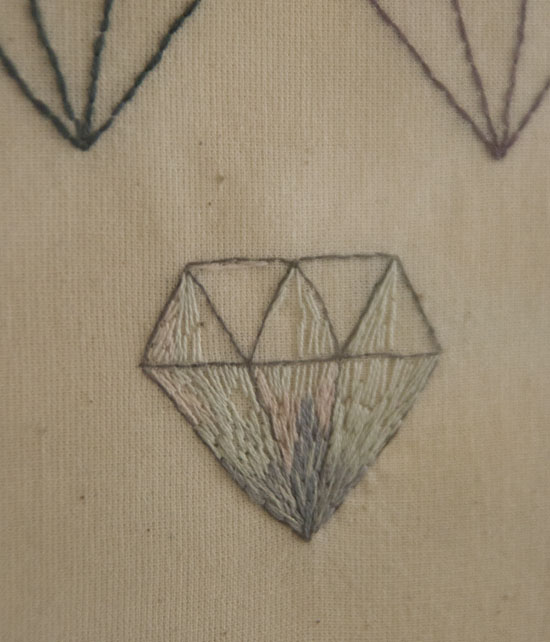 broderi, diamant, embroidery